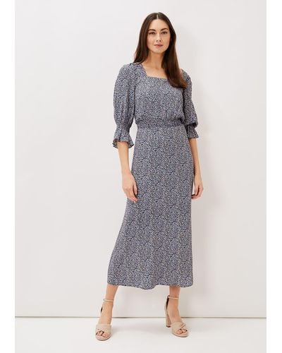 Phase Eight 's Millie Ditsy Print Dress - Grey
