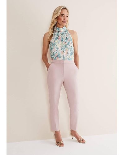 Phase Eight 's Eira Cigarette Trousers - Pink