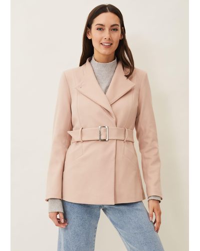 Phase Eight 's Susie Short Coat - Natural