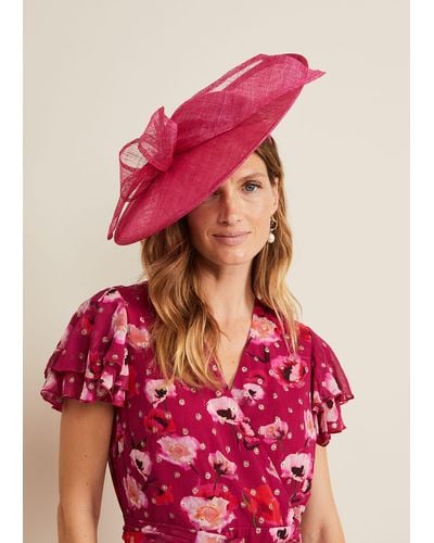 Phase Eight 's Oversized Bow Disc - Pink