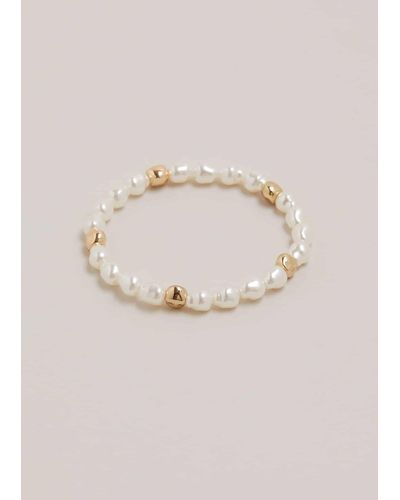 Phase Eight 's Pearl And Bead Bracelet - Natural