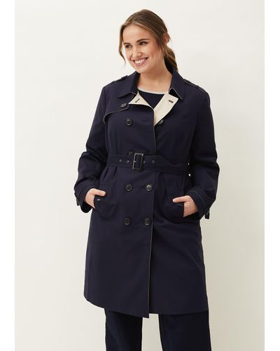 Phase Eight 's Tabatha Trench Coat - Blue
