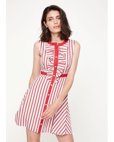 Damsel In A Dress 's Pascal Stripe Dress - Red