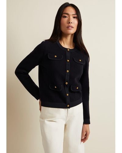 Phase Eight 's Libby Knitted Jacket - Black