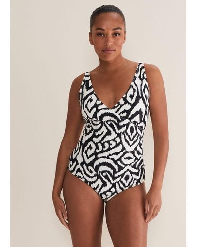 Phase Eight 's Ikat Abstract Swimsuit - Multicolour