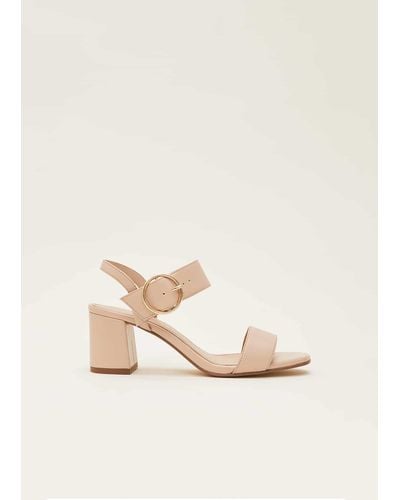 Phase Eight 's Leather Buckle Sandals - Multicolour