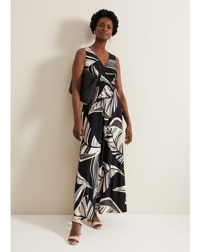 Phase Eight 's Artemis Abstract Maxi Dress - White