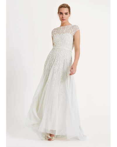Phase Eight 's Mylee Embellished Wedding Dress - Multicolour