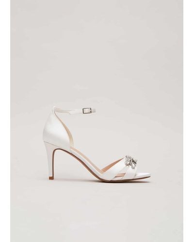 Phase Eight 's Embellished Sandals - White