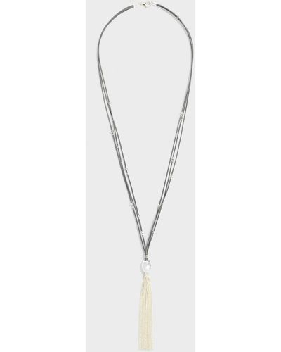 Phase Eight 's Mary Tassel Necklace - White
