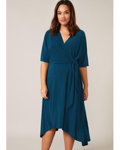 Phase Eight 's Emery Jersey Dress - Blue