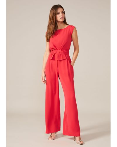 Phase Eight 's Janey Jumpsuit - Red