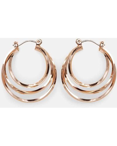 Phase Eight 's Ivanna Hoop Earrings - Metallic