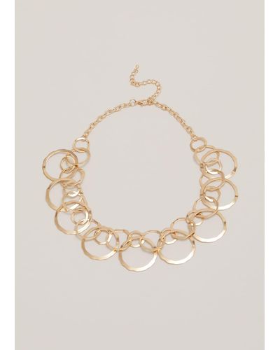 Phase Eight 's Multi Link Circle Necklace - Natural