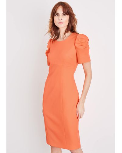 Damsel In A Dress 's Ella-mai Fitted Dress - Orange