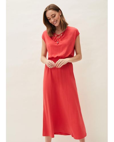 Phase Eight 's Kiera Jersey Shirred Waist Midi Dress
