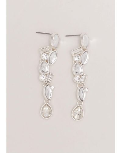 Phase Eight 's Stone Drop Earrings - Natural