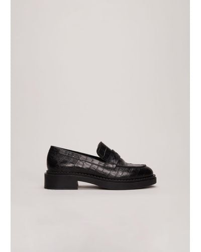 Phase Eight 's Black Chunky Loafers