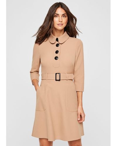 Damsel In A Dress 's Adie Button Detail Dress - Natural