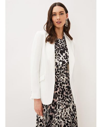 Phase Eight 's Amy Relaxed Jacket - White