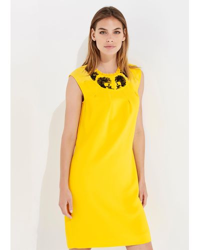 Damsel In A Dress 's Kleo Beaded Dress - Yellow