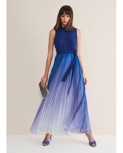 Phase Eight 's Piper Ombre Maxi Dress - Blue