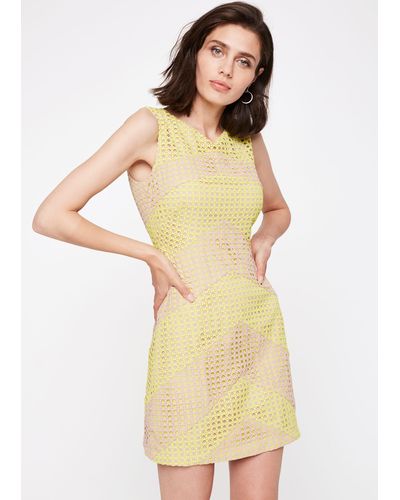 Damsel In A Dress 's Thekla Stripe Textured Dress - Yellow