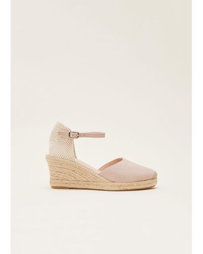 Phase Eight 's Strap Wedge Espadrille - Natural