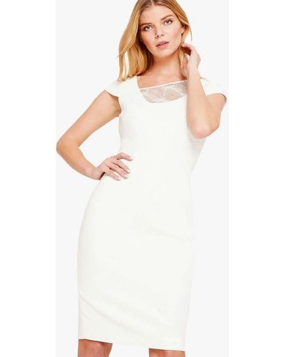 Damsel In A Dress 's Clivedon Lace Trim Dress - White