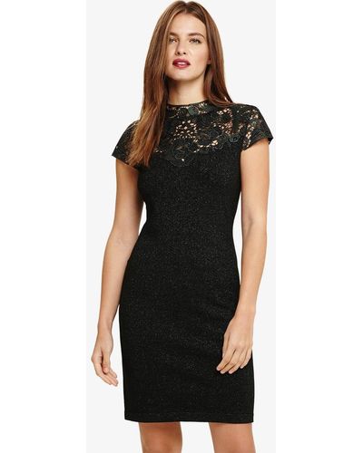 Phase Eight Ursula Knitted Dress - Black