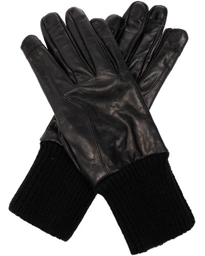 Rick Owens Leather Gloves - Black