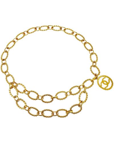 Gold Color Chain Belts for Women for sale