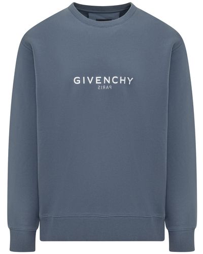 Givenchy Sweatshirt With Logo - Blue