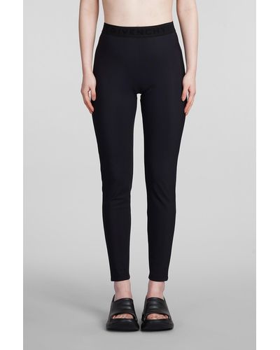 Givenchy 4g Jacquard Leggings In Blue