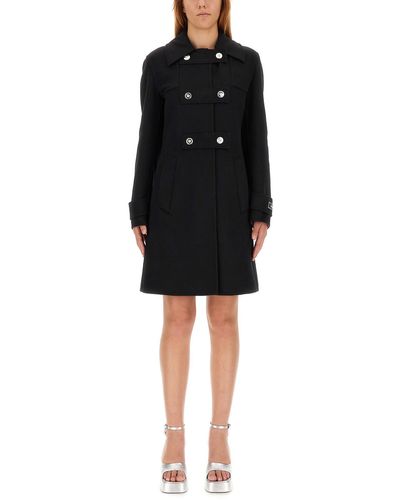 Versace Allover' Double-Breasted Trench Coat