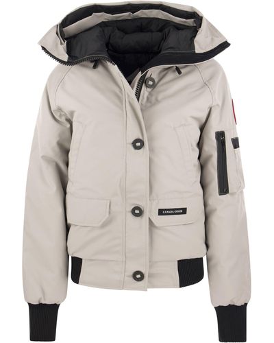 Canada Goose Chilliwack - Bomber Jacket With Hood - Gray