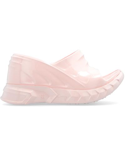 Givenchy 'marshmallow' Wedge Mules - Pink