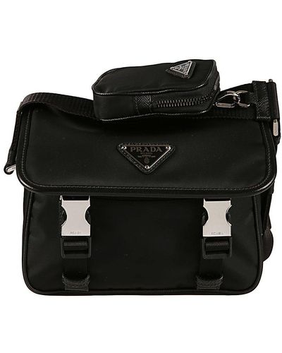 Prada men's messenger discount bags