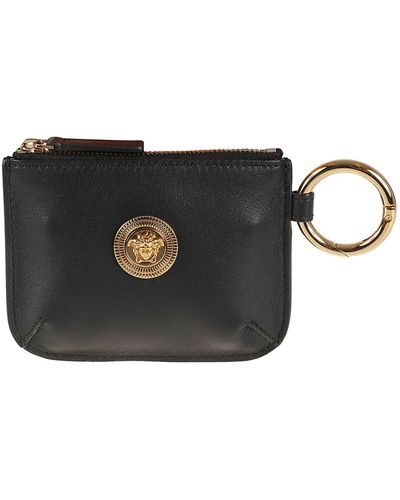 VERSACE: nylon phone holder - Black  Versace cover for men 1000729DNY8ME  online at