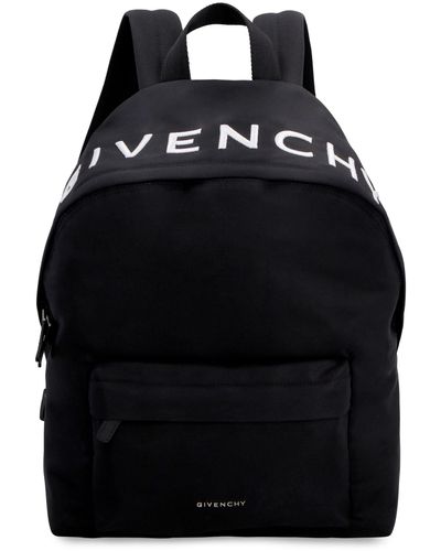Givenchy Essentiel U Fabric Embroidered Backpack - Black