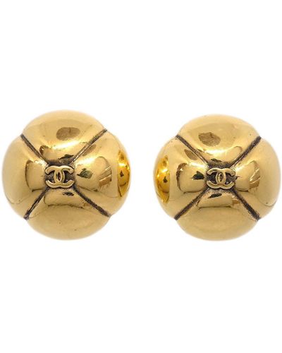 Chanel 1986-1994 Earrings Gold 2336 - Metallic