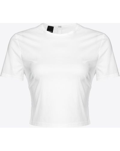 Pinko Technical Poplin Top - White