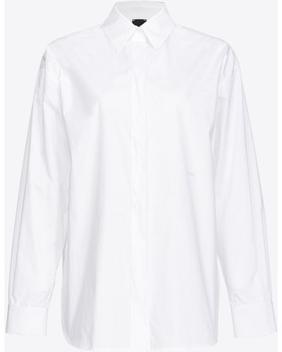 Pinko Poplin Shirt - White