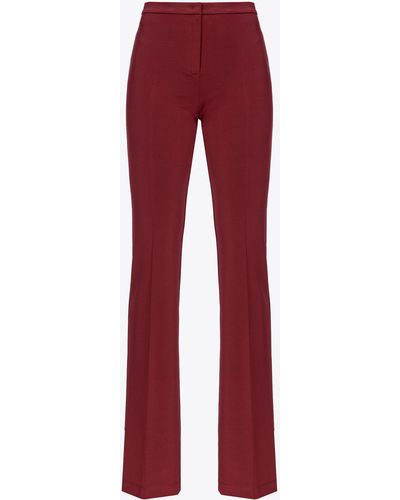 Scarlet neoprene flared pant, Iris Setlakwe