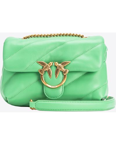 Pinko Mini Love Bag Puff Maxi Quilt - Green
