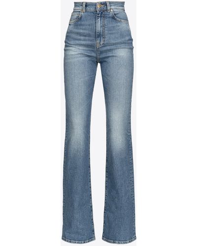 Pinko Jeans flared denim vintage - Blu