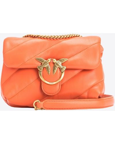 Pinko Mini Love Bag Puff Maxi Quilt, -Antikgold - Orange
