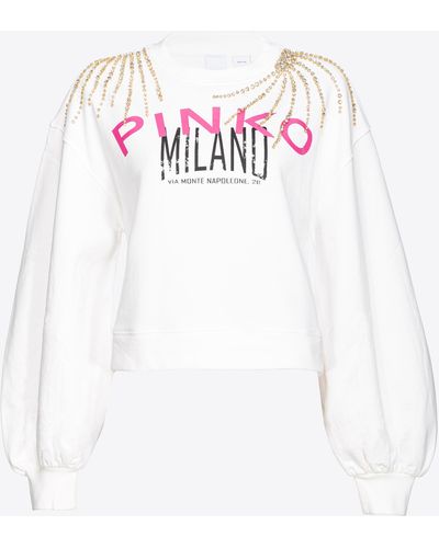 Pinko Cities Sweatshirt - White