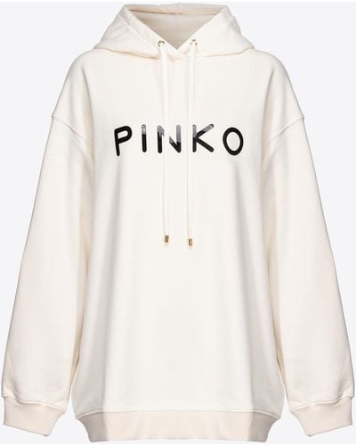 Pinko Print Sweatshirt - White