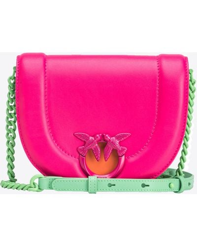 Pinko Mini Love Bag Click Round Multicolor - Pink